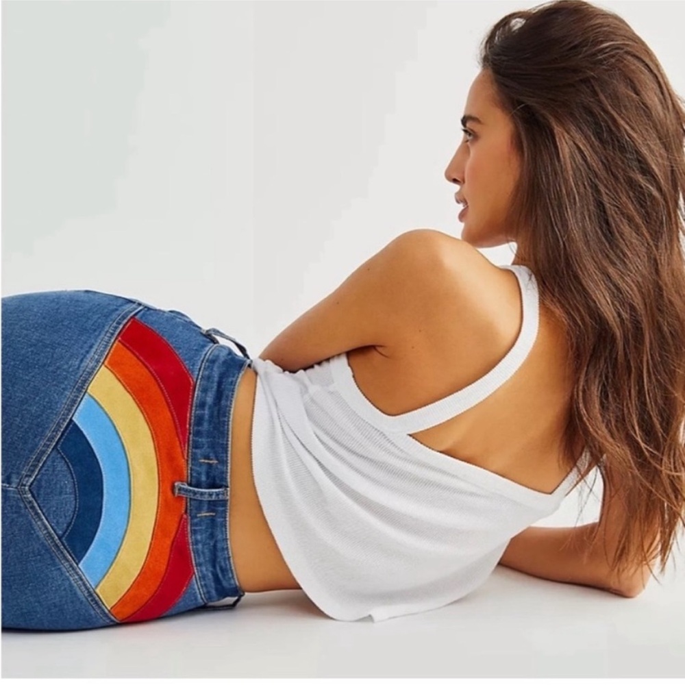 Free people somewhere over the rainbow jeans - Picture 5 of 5